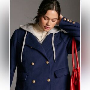 Maeve NWOT Twofer Pea Coat